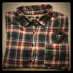 Hype// Plaid Button Down Top// Sz 1x